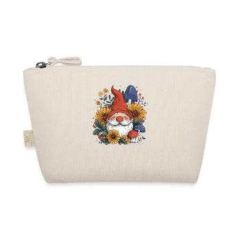 Nordic garden gnome in the blossom forest - Organic Pouch - nature - Front