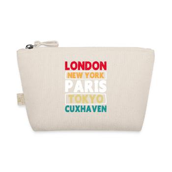 North Sea LONDON NEW YORK PARIS TOKYO CUXHAVEN - Organic Pouch - nature - Front