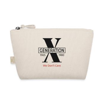 Génération X Nous nous en fichons - Trousse biologique - nature - Devant