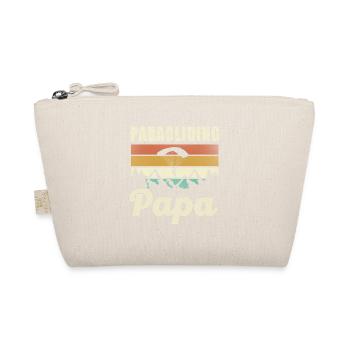Paragliding Dad Motif - Organic Pouch - nature - Front