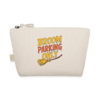 Witchcraft Broom Parking Only Wicca Sorcery - Bio-Täschchen - Natur - Vorne