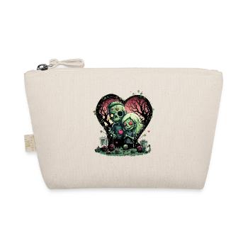 Valentine Zombie Love - Organic Pouch - nature - Front