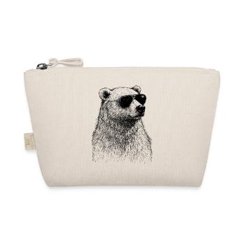 Beau ours polaire - Trousse biologique - nature - Devant