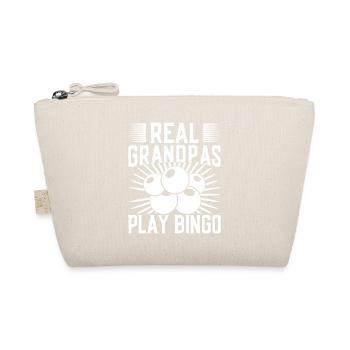 Bingo Player Real Grandpas Play Bingo - Organic Pouch - nature - Front