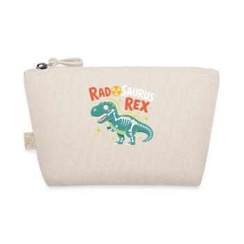 RadSaurus Rex Neon Dino - Organic Pouch - nature - Front
