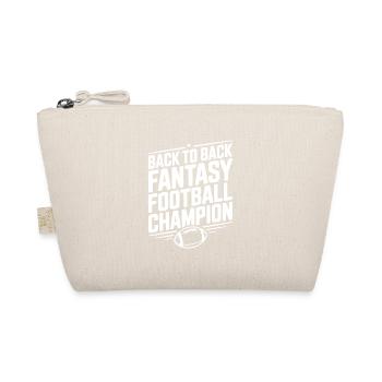 Back to Back Fantasy Football Champion - Organic Pouch - nature - Front
