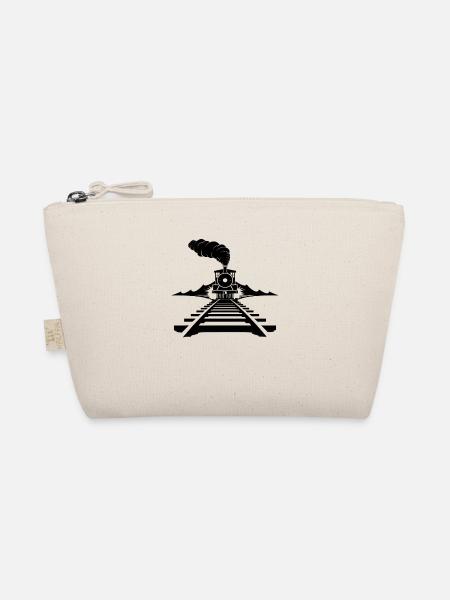 Railway Sketch - Organic Pouch - nature - Front