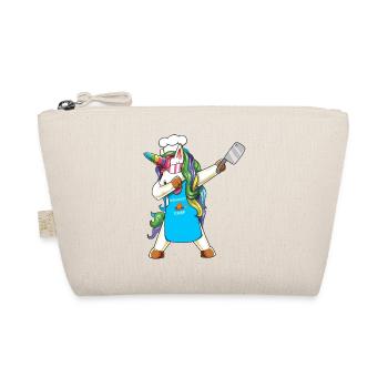 Greatest Chef Unicorn Dabbing Cooking Art - Organic Pouch - nature - Front