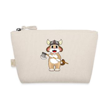 Dog Viking Axe - Organic Pouch - nature - Front