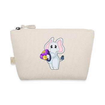 Elephant Student Backpack School - Organic Pouch - nature - Front
