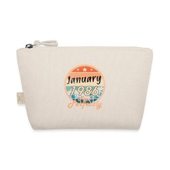 Cadeau d’anniversaire rétro vintage de janvier 1986 - Trousse biologique - nature - Devant