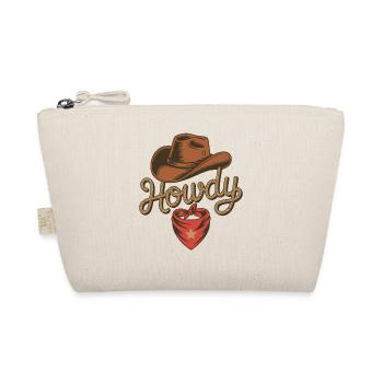 Howdy Cowboy - Western Rope Design - Bio-Täschchen - Natur - Vorne