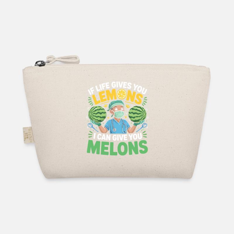 Melonen-Arzt Humorprint Bio-Täschchen