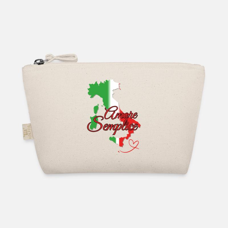 Amore Semplice Italia - Bio-Täschchen - Natur
