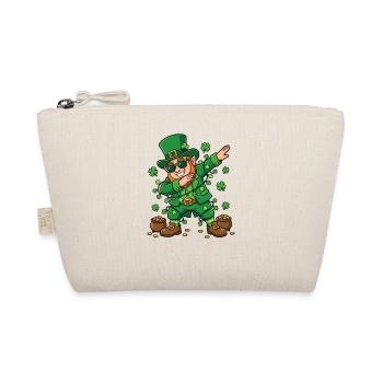 Dabbing Leprechaun St. Patrick's Day Leprechaun - Bio-Täschchen - Natur - Vorne