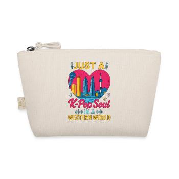 Just A K Pop Soul In A Western World - Organic Pouch - nature - Front