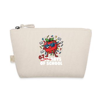Six Seven Days School 100 Days 6 7 Fun 6-7 - Organic Pouch - nature - Front