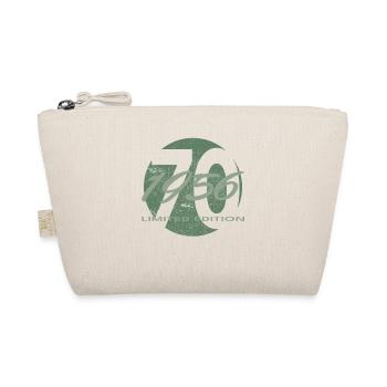 70th Birthday 1956 Gift for Men and Women - Organic Pouch - nature - Front