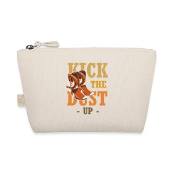 Dust on your boots – Western Boot - Organic Pouch - nature - Front