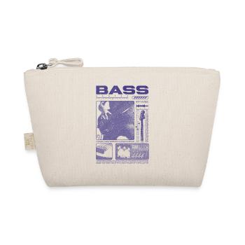 Bassgitarrenliebhaber Bassist Streetwear - Bio-Täschchen - Natur - Vorne