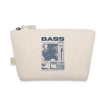 Bassgitarrenliebhaber Bassist Streetwear - Bio-Täschchen - Natur - Vorne