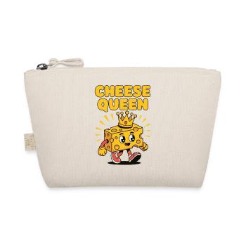 Cheese Queen – Käse mit Krone - Bio-Täschchen - Natur - Vorne