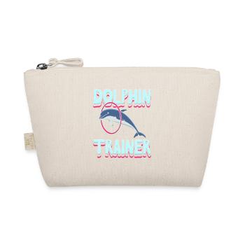 Dolphin Trainer Ocean Lover Design - Bio-Täschchen - Natur - Vorne