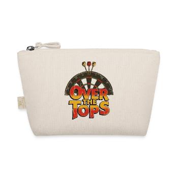 Darts Fun Hoodie funny motif double twenty - Organic Pouch - nature - Front