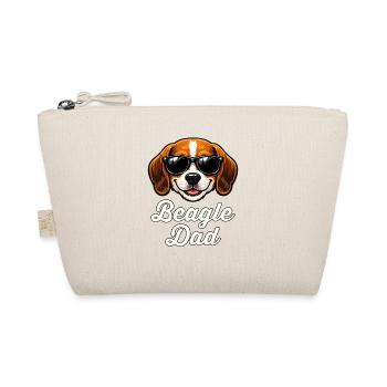 Beagle Papa Papa Rétro Vintage - Trousse biologique - nature - Devant