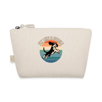 Volez comme un beagle rétro vintage - Trousse biologique - nature - Devant