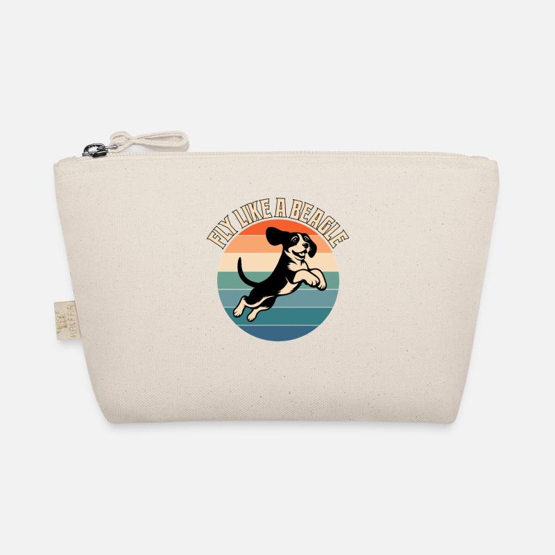 Volez comme un beagle rétro vintage Trousse biologique