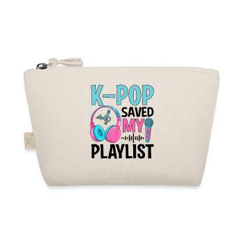 K-Pop Saved My Playlist - Bio-Täschchen - Natur - Vorne