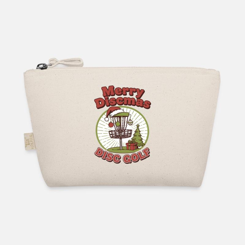 Joyeux Discmas Disc Golf Panier de Disques Volant Drôle Trousse biologique