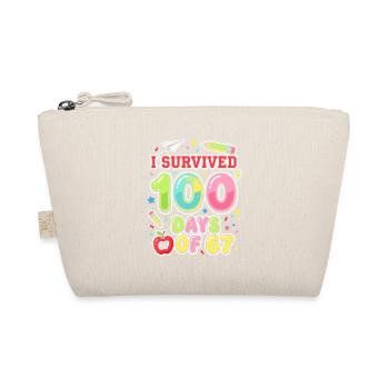 I Survived 100 Days Of 67 Cute School Design - Organic Pouch - nature - Front