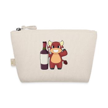 Taurus Bottle of Red Wine - Organic Pouch - nature - Front