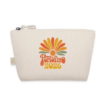 Portofino 2026 Retro Sun Logo - Organic Pouch - nature - Front