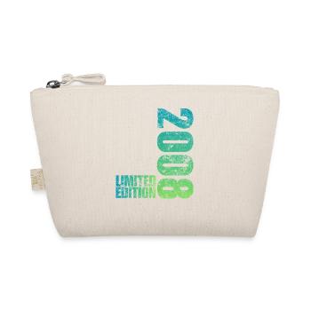 Limited Edition 2008 18. Geburtstag Geschenk - Bio-Täschchen - Natur - Vorne