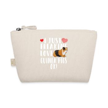 I Just Freaking Love Guinea Pigs OK - Organic Pouch - nature - Front