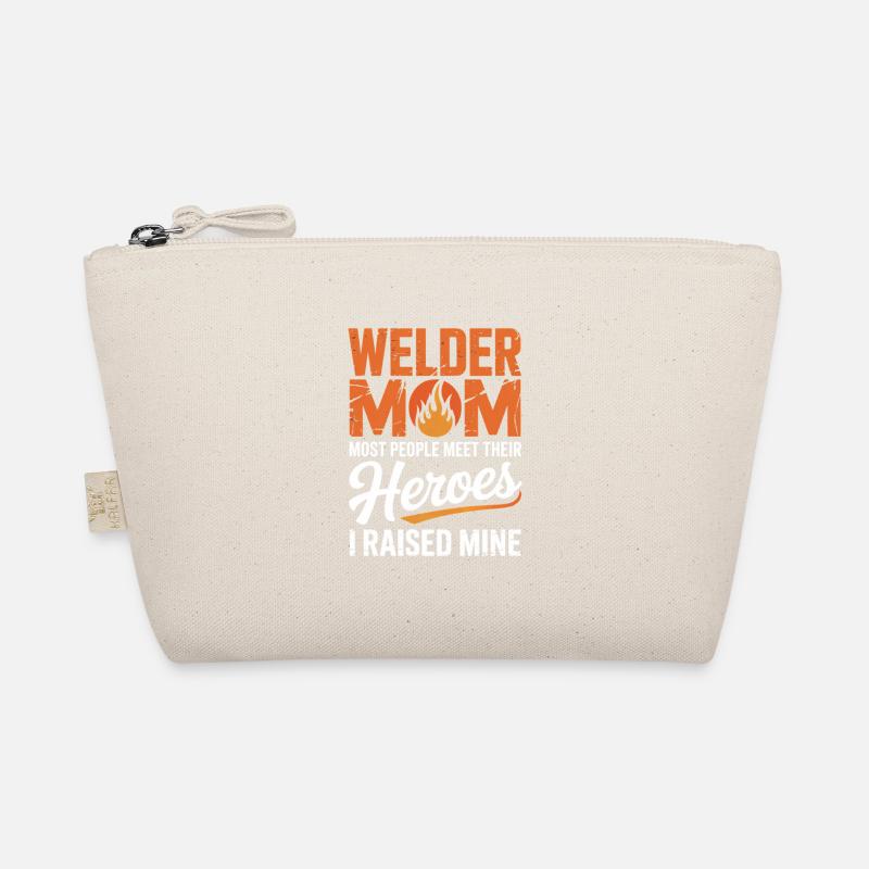 Welder Mom I Raised Mine Welder Heroes Organic Pouch