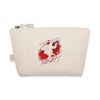 Judo Martial Arts Hug With Impact - Organic Pouch - nature - Front