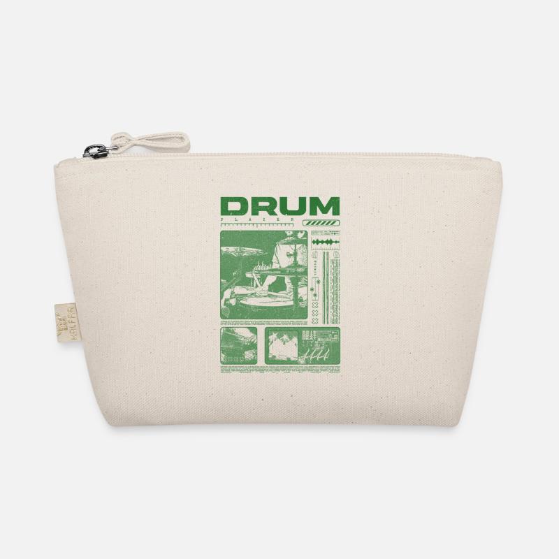 Rock Drummer Drum Player Streetwear Organic Pouch