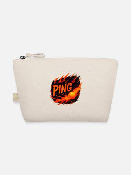 Ping Pong - Tennis de Table - Organic Pouch - nature - Front