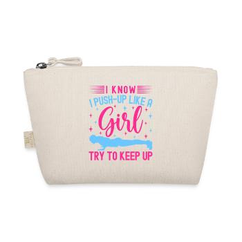 Les passionnés de fitness font des pompes comme une fille - Trousse biologique - nature - Devant