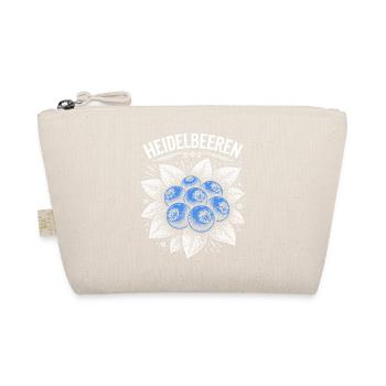 Blueberries Vintage Screen Print - Organic Pouch - nature - Front