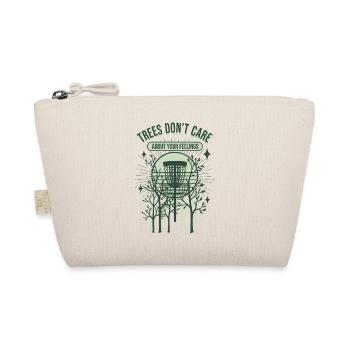 Trees Dont Care About Your Feelings Disc Golf - Organic Pouch - nature - Front