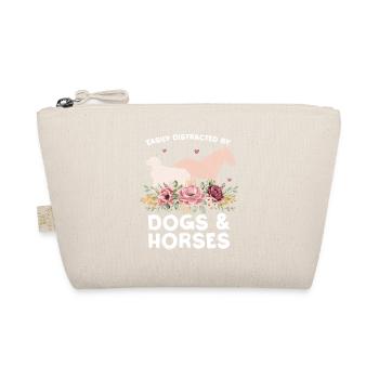 Chiens et chevaux avec une couronne de fleurs - Trousse biologique - nature - Devant