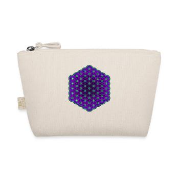 Festival Wear Yoga Rave Kaleidoscope Mandala Pattern - Organic Pouch - nature - Front