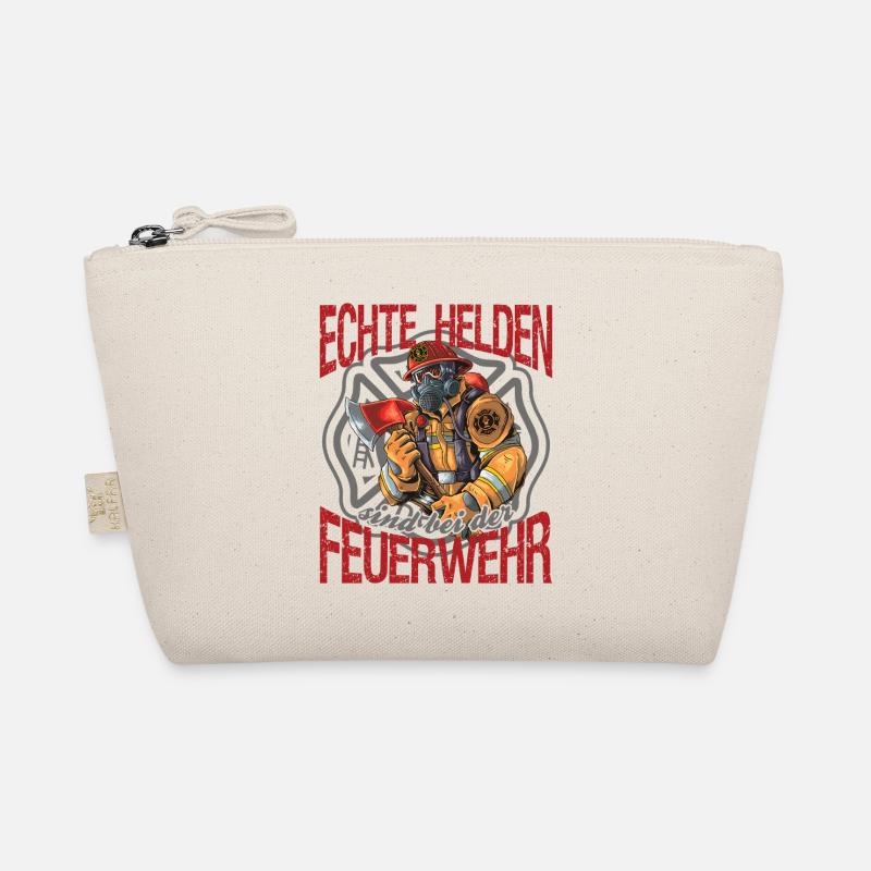 Feuerwehr Feuerwehrmann echte Helden Bio-Täschchen