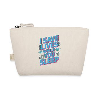 ICU Nurse I Save Lives While Registered Nurse - Bio-Täschchen - Natur - Vorne