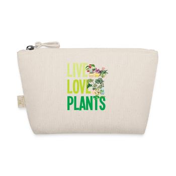 Live Love Plants Plant Lovers - Organic Pouch - nature - Front